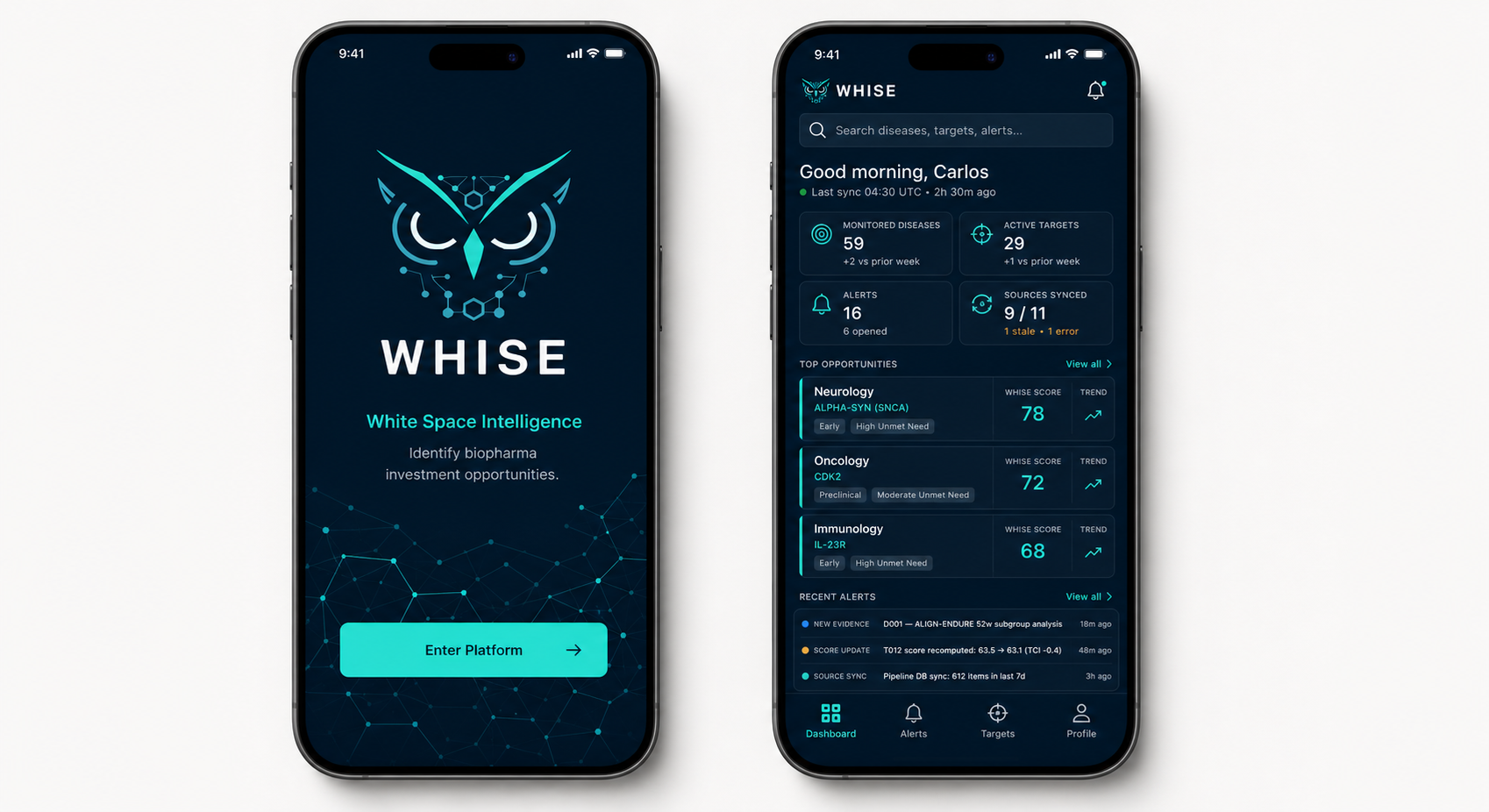 WHISE mobile platform preview